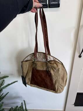 Mona B Bowling M-3803 Recycled Canvas Handbag